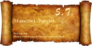 Stenczel Tarcal névjegykártya